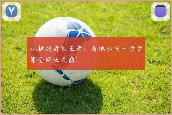 从挑战者到王者，看他如何一步步攀登网坛之巅！