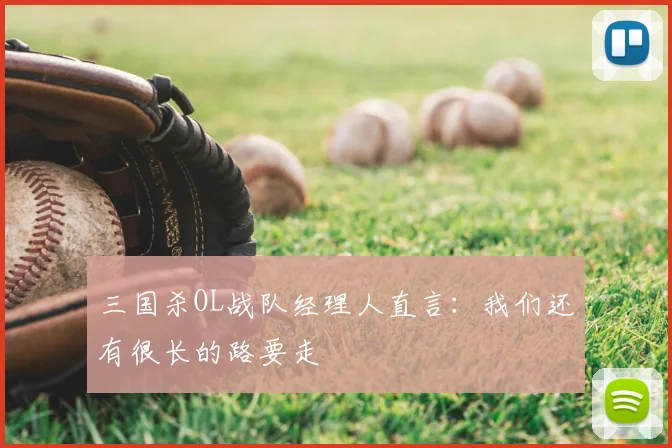 三国杀OL战队经理人直言：我们还有很长的路要走